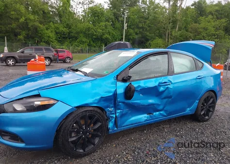 2016 Dodge Dart Sxt Sport Blacktop from USA, damaged, VIN 1C3CDFFA7GD819356